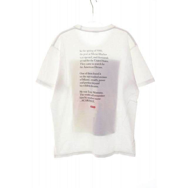 シュプリーム SUPREME 17AW Scarface split Tee Supreme（シュプリーム） SUPREME 17AW SCARFACE SPLIT TEE WHITE M