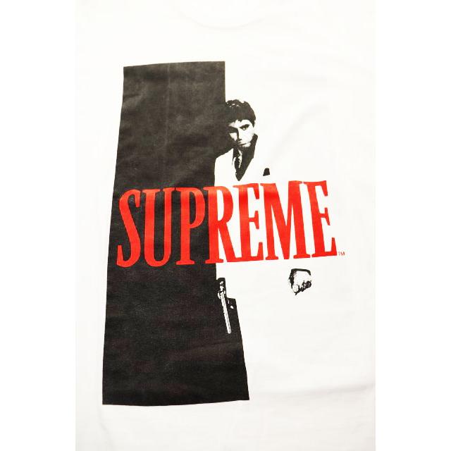 Supreme（シュプリーム） SUPREME 17AW SCARFACE SPLIT TEE WHITE M