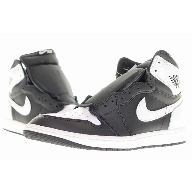 NIKE（ナイキ） NIKE AIR JORDAN 1 RETRO HIGH OG BLACK WHITE 28cm 