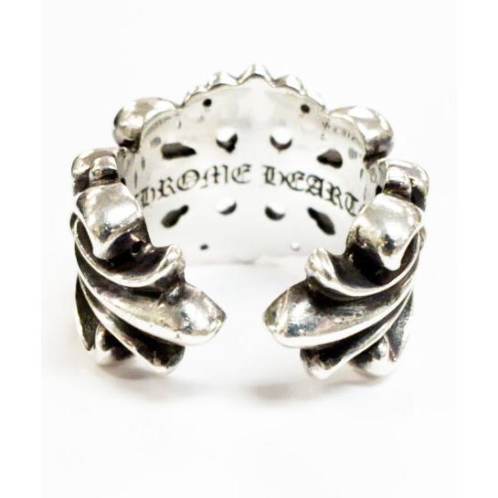 クロムハーツ ダブルフローラルクロスリング/DBL FLRL CRS 19号 CHROME HEARTS（クロムハーツ） CHROME HEARTS DBL FLRL CRS 19号