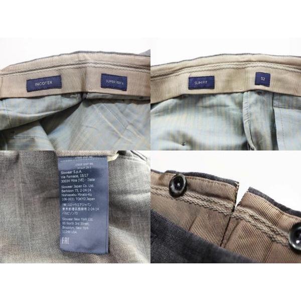 インコテックス INCOTEX SLIMFIT SUPER 100s 52 インコテックス INCOTEX SLIMFIT SUPER 100s GREY サイズ 52 スリム