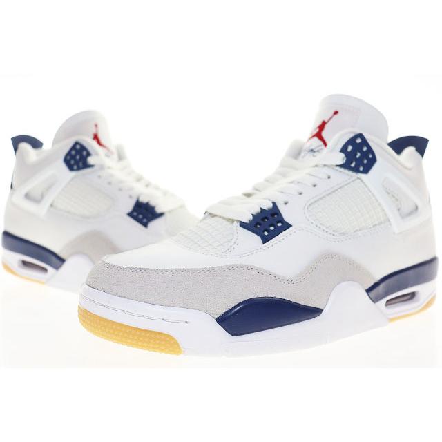 NIKE（ナイキ） NIKE SB AIR JORDAN 4 RETRO SP WHITE NAVY 27cm 