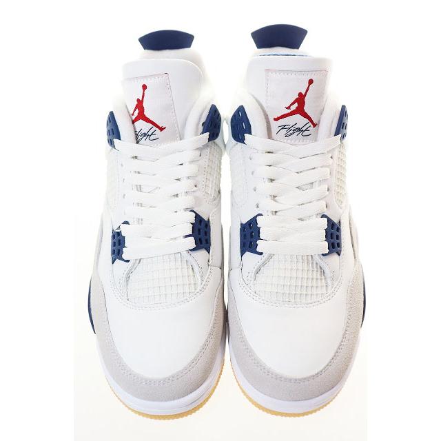 NIKE（ナイキ） NIKE SB AIR JORDAN 4 RETRO SP WHITE NAVY 27cm 