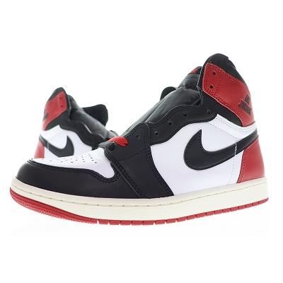 【新品未使用】エアジョーダン1 レトロ OG ブラックトゥ 27cm NIKE（ナイキ） NIKE AIR JORDAN 1 RETRO HIGH OG BLACK TOE 27.5cm