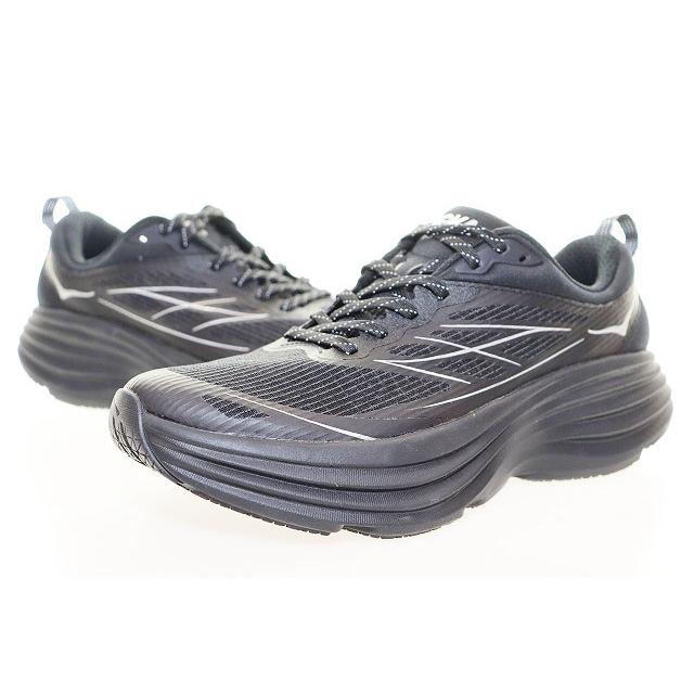 ホカオネオネ HOKA ONE STEALTH TECH BONDI 8 CAGED BLACK 26.5cm 