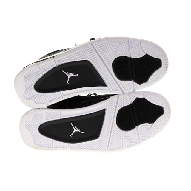 NIKE（ナイキ） NIKE AIR JORDAN 4 RETRO BLACK WHITE 28cm FQ8138-002