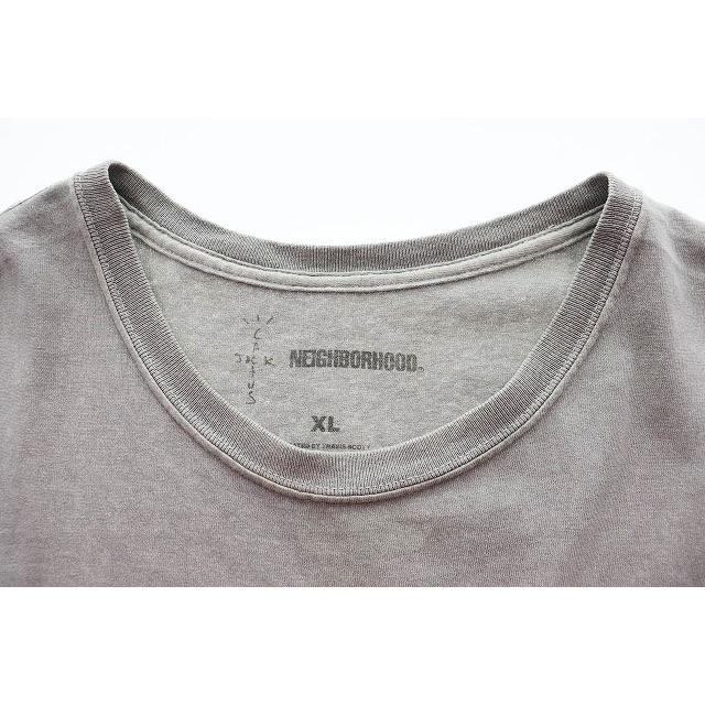 カクタスジャック× NEIGHBORHOOD グレー Tシャツ Lサイズ　未開封 ネイバーフッド NEIGHBORHOOD × TRAVIS SCOTT CACTUS JACK 21SS