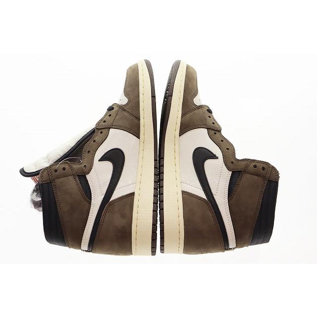 28cm AIR JORDAN Dark Mocha 新品未使用 NIKE（ナイキ） × TRAVIS SCOTT AIR JORDAN 1 HIGH OG TS SP 2019 DARK