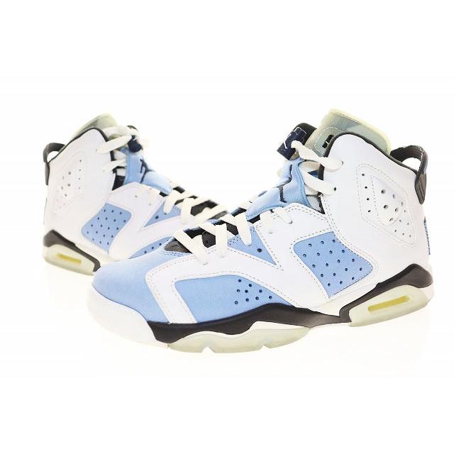 NIKE（ナイキ） NIKE AIR JORDAN 6 RETRO GS UNIVERSITY BLUE 25cm 7Y 