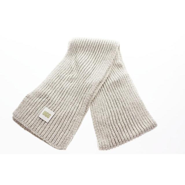 アグ UGG CHUNKY RIB SCARF LIGHTGREY チャンキー リブ マフラー