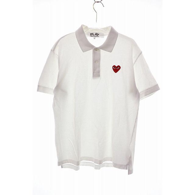 コムデギャルソン COMME des GARCONS PLAY ハート 刺繍 ロゴ