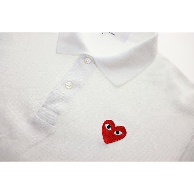 コムデギャルソン COMME des GARCONS PLAY ハート 刺繍 ロゴ