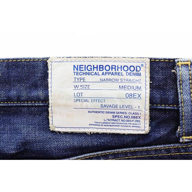 ネイバーフッド NEIGHBORHOOD RIGID NARROW DENIM 08EX SAVEGE LEVEL-1