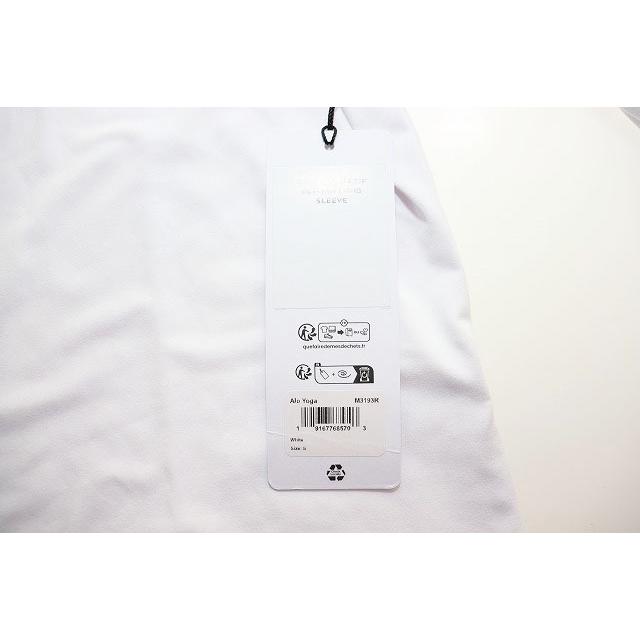 アロー ALO Yoga CONQUER 1/4 ZIP REFORM LONG SLEEVE WHITE S M1393R