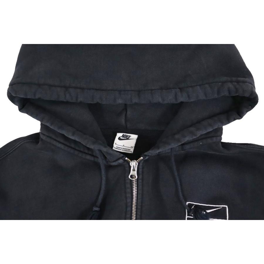 STUSSY（ステューシー） × NIKE STONE WASHED FLEECE ZIP HOODIE BLACK