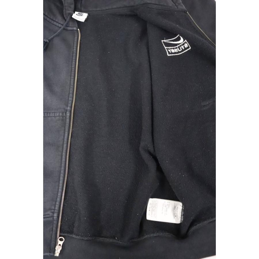 STUSSY（ステューシー） × NIKE STONE WASHED FLEECE ZIP HOODIE BLACK