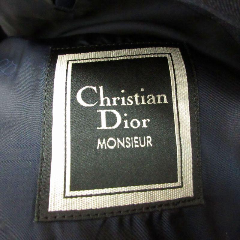 クリスチャンディオール Christian Dior テーラードジャケット ブレザー 背抜き ウール AB5 約M 灰 グレー IBO48 0317 メンズ｜vectorpremium｜03