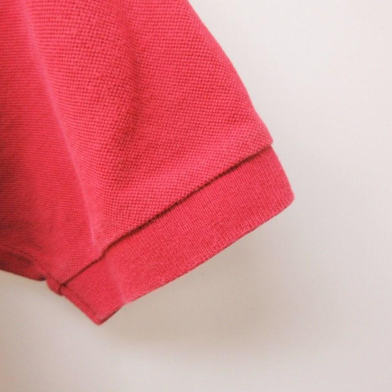 バーバリーズ Burberrys ポロシャツ 半袖 ハーフボタン 刺繍 ロゴ 赤 レッド S 0419 ■GY14 メンズ｜vectorpremium｜05