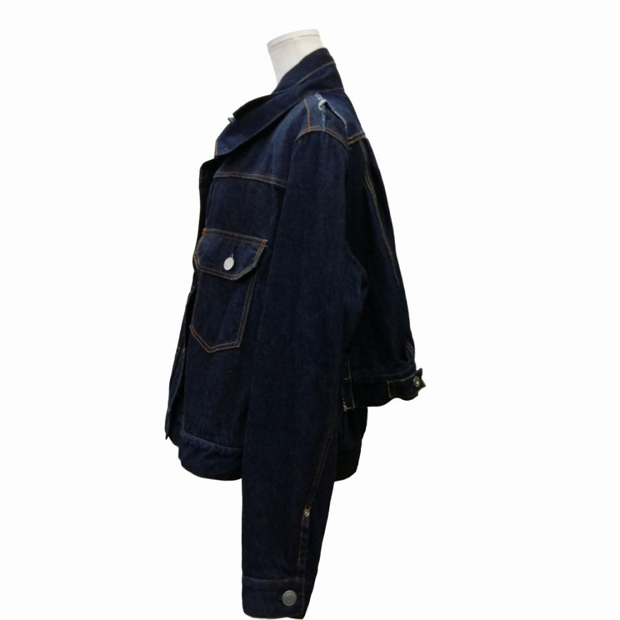 サカイ sacai 20SS ダブルレイヤードジャケット ドッキング デニム 20 