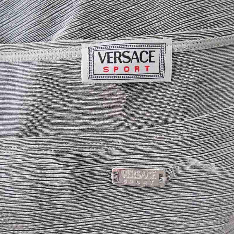 ヴェルサーチ ヴェルサーチェ VERSACE SPORT 美品 ワンピース 膝丈 
