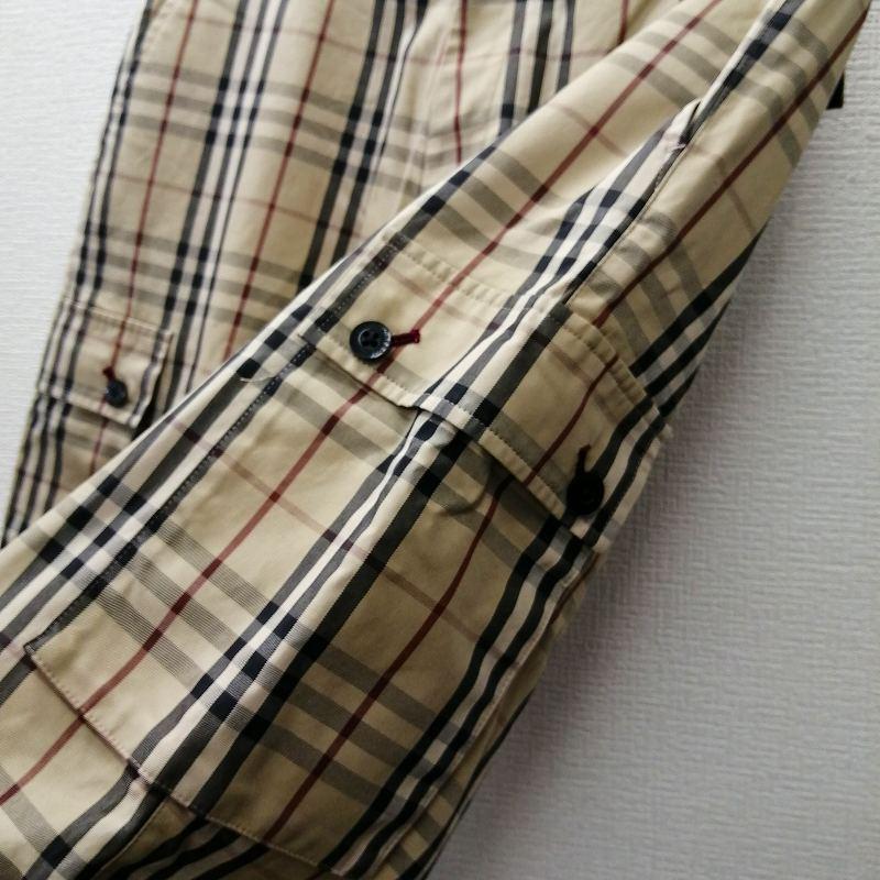 BURBERRY BLACK LABEL / ショートパンツ/76/コットン/BEG/チェック/BMS70-912-47 BURBERRY BLACK LABEL（バーバリーブラックレーベル） ショートパンツ