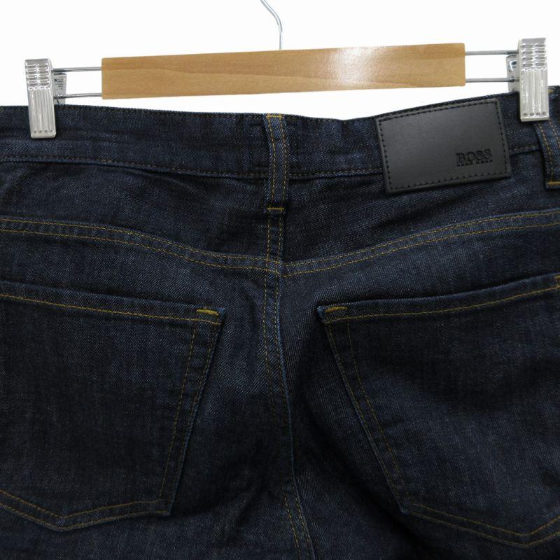 ヒューゴボス HUGO BOSS デニムパンツ ジーンズ 30/32 M 濃紺 ネイビー 