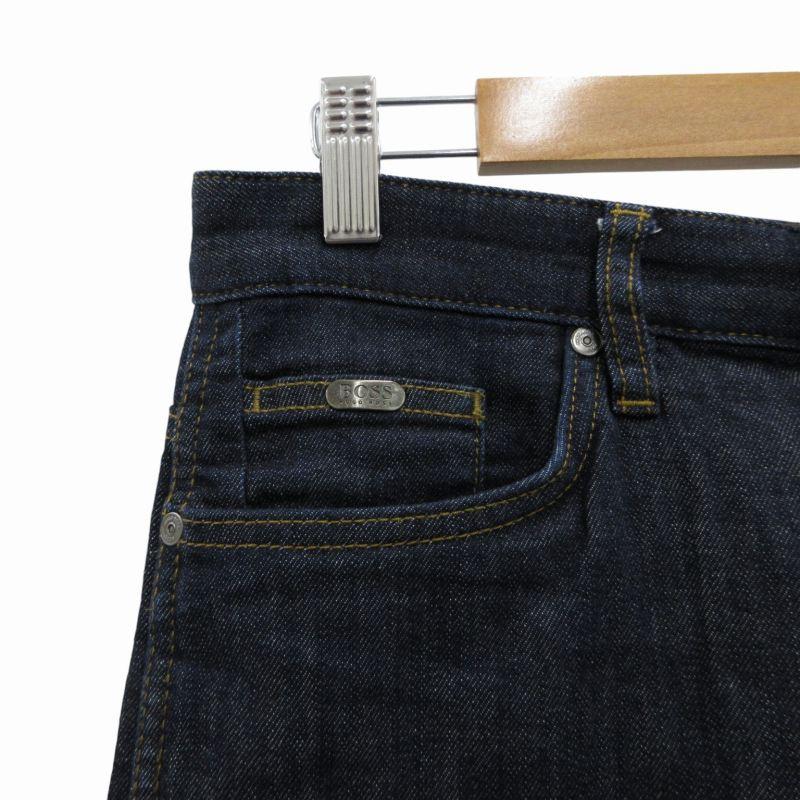 ヒューゴボス HUGO BOSS デニムパンツ ジーンズ 30/32 M 濃紺 ネイビー 