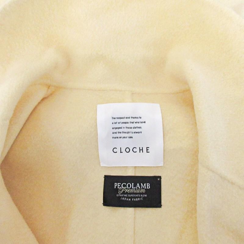 クロシェCLOCHE ダブルフェイスピーコート ショートコート　PECOLAMB 寒くなってきたので！【CLOCHE】PECOLAMB ダブルコート