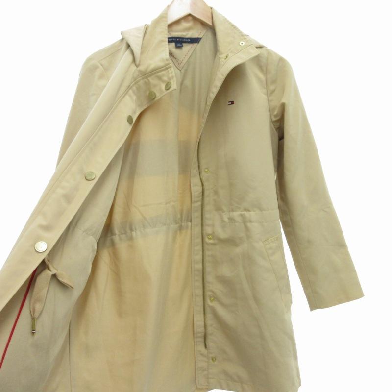 トミーフィルフィガー】トレンチコート 未使用品 裏地ストライプ