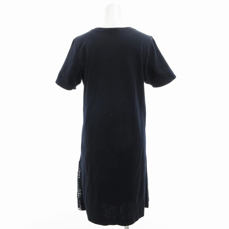 バーニーズニューヨーク BARNEYS NEW YORK ワンピース ひざ丈 半袖  