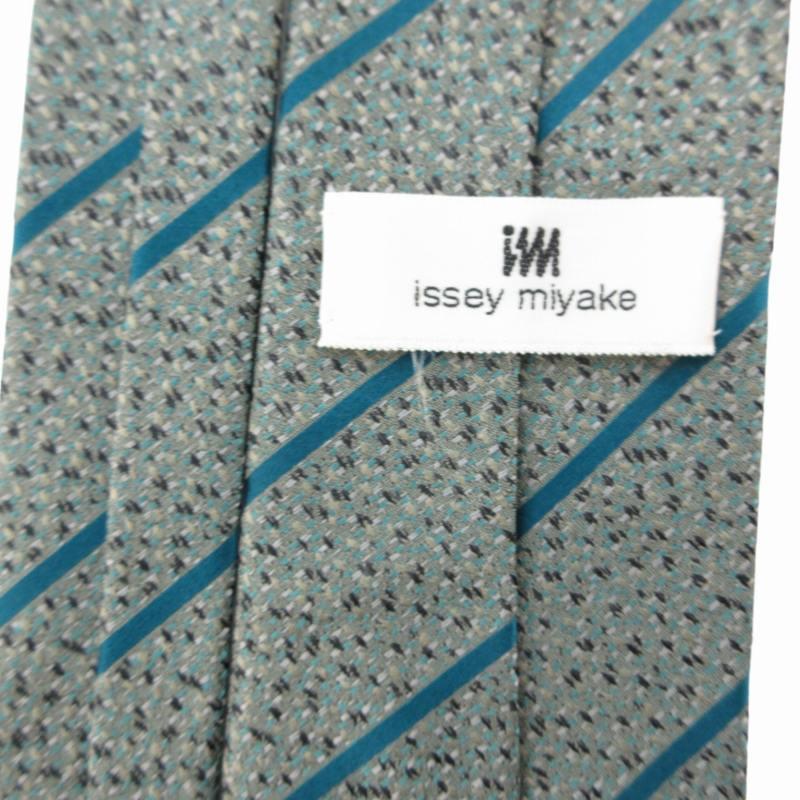 ISSEY MIYAKE イッセイミヤケ 美品 ネクタイ 絹 シルク レジメンタル 
