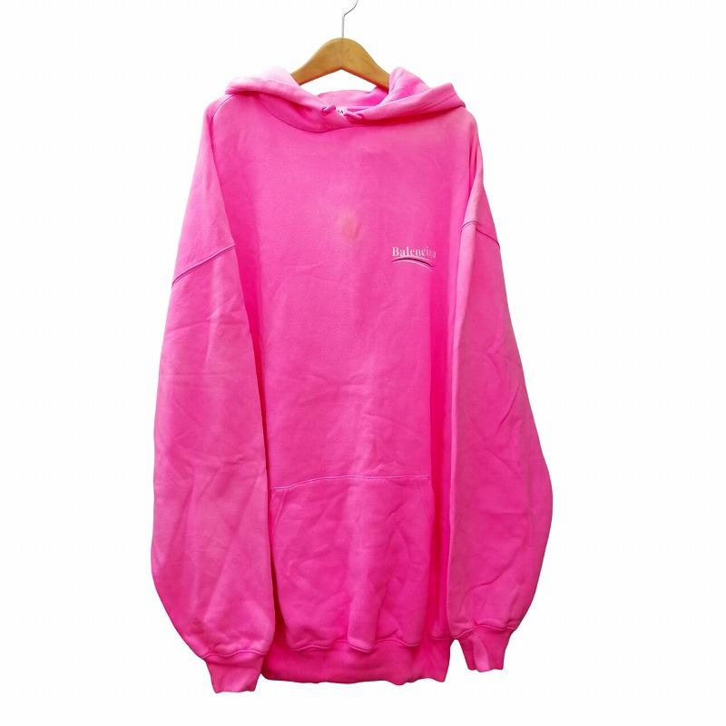 BALENCIAGA バレンシアガ キャンペーンロゴ パーカー オーバー BALENCIAGA バレンシアガ キャンペーンロゴ パーカー オーバー