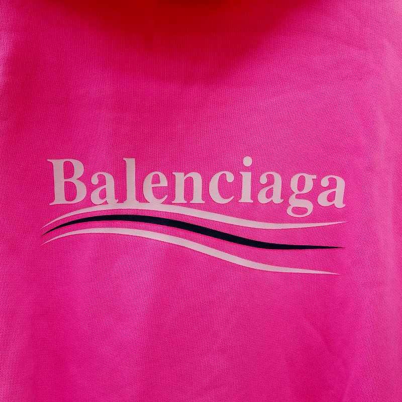 BALENCIAGA バレンシアガ キャンペーンロゴ パーカー オーバー BALENCIAGA バレンシアガ キャンペーンロゴ パーカー オーバー