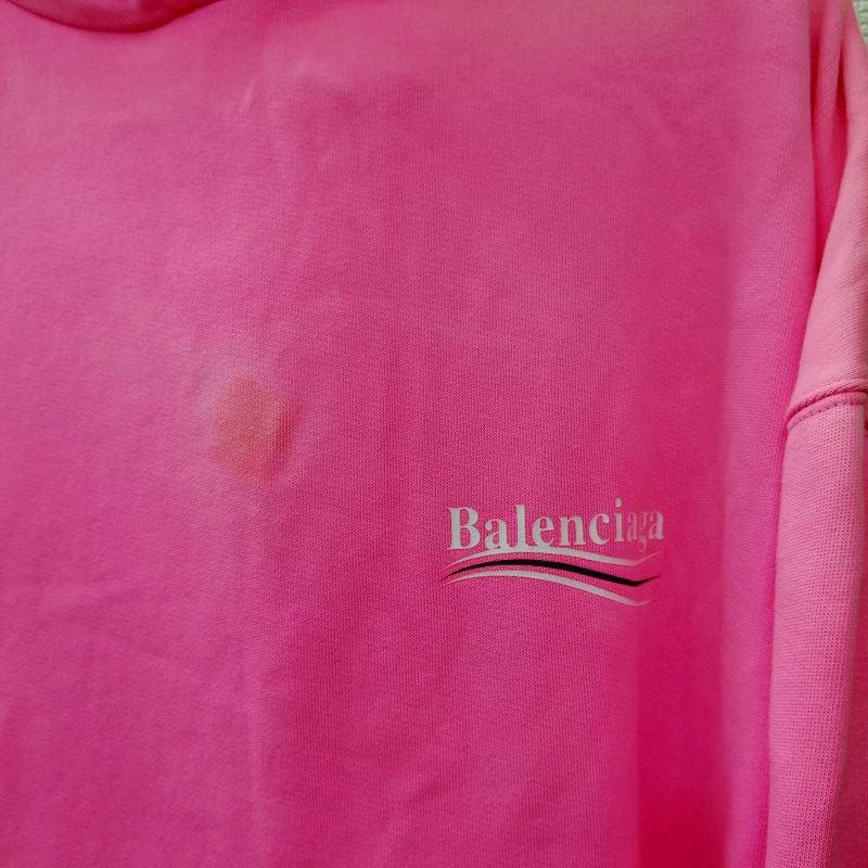 BALENCIAGA バレンシアガ キャンペーンロゴ パーカー オーバー BALENCIAGA バレンシアガ キャンペーンロゴ パーカー オーバー