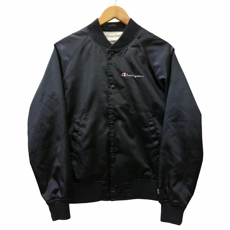 シュプリーム SUPREME 13SS Champion Satin Jacket ロゴ サテン