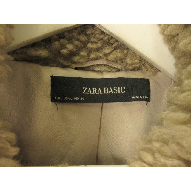 中古 ザラ ベーシック Zara Basic ボアジャケット アウター L ブラウンベージュ系 レディース ベクトル 古着 051 ブランド古着販売のベクトル 通販 Yahoo ショッピング