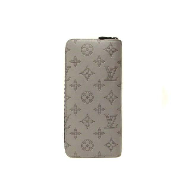 ルイヴィトン LOUIS VUITTON ジッピーウォレット ヴェルティカル モノグラム シャドウ グレー M81384 長財布 メンズ｜vectorpremium｜02