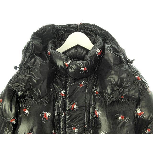 モンクレール MONCLER 20AW RUINE Felix フェリックス プリント ダウンジャケット 4 ブラック ジップアップ アウター 国内正規品｜vectorpremium｜03