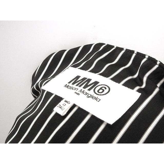 メゾンマルジェラ MM6 Maison Margiela ボーダー ロング ワンピース S 