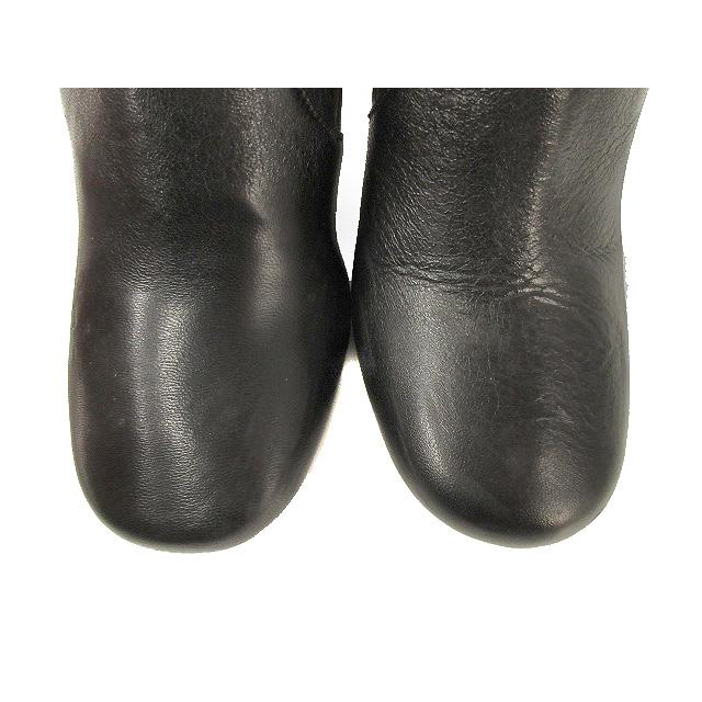 PRADA プラダ ANKLE BOOTS LEATHER NON-REPTILE UPPER/RUBBER SOLE 