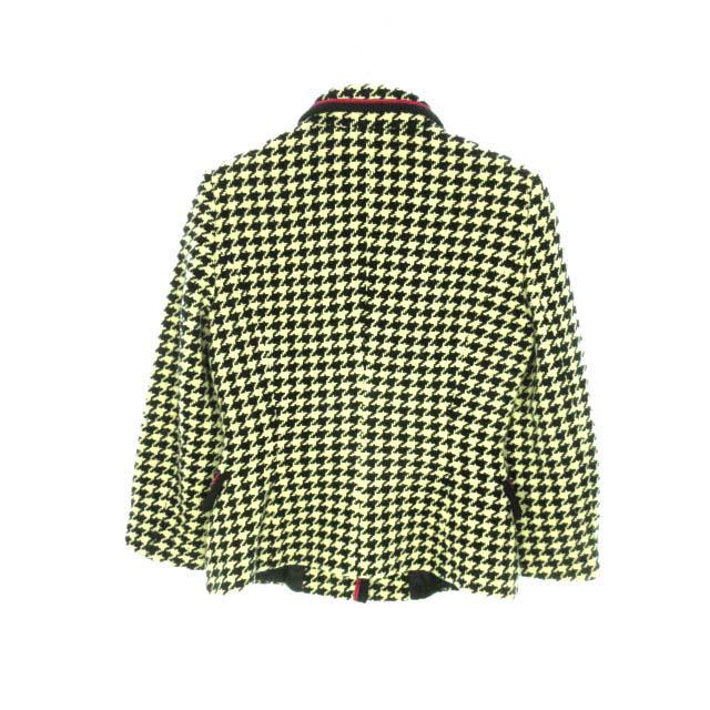 ストラネス STRENESSE ジャケット 千鳥格子 ホワイト ブラック ウール  