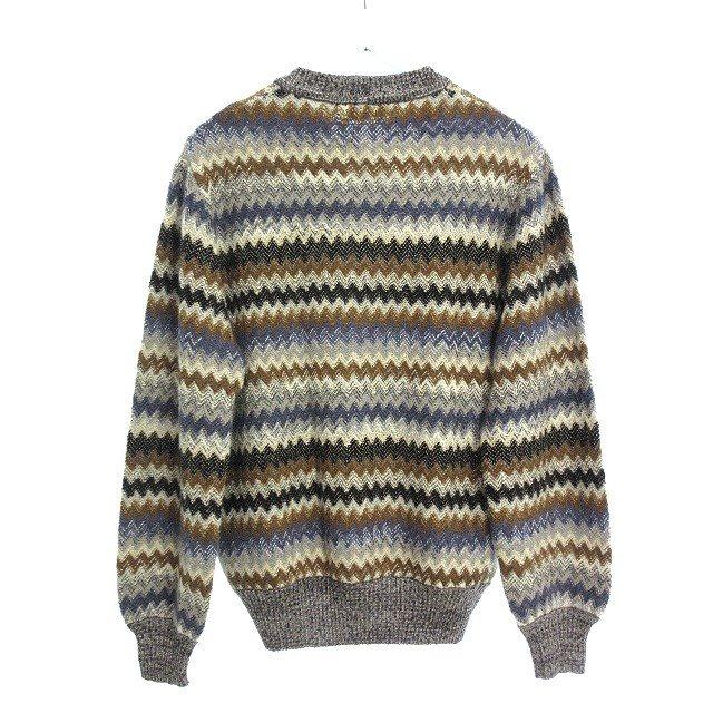 ミッソーニ MISSONI ニット プルオーバー トップス 46 グレー系 マルチ 