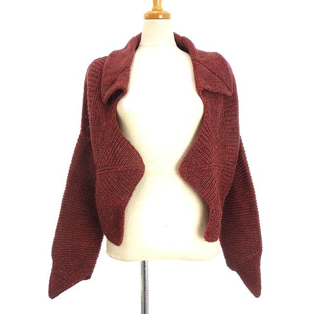 イオコムイオ io comme io センソユニコ 変形 ニット カーディガン 38  