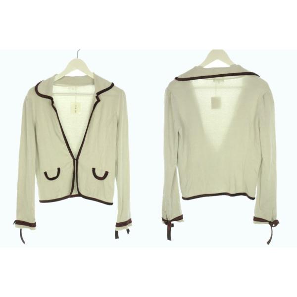 TO BE　CHIC ビジューカーディガン&　半袖ニット　アンサンブル トゥービーシック TO BE CHIC アンサンブル ニット カーディガン
