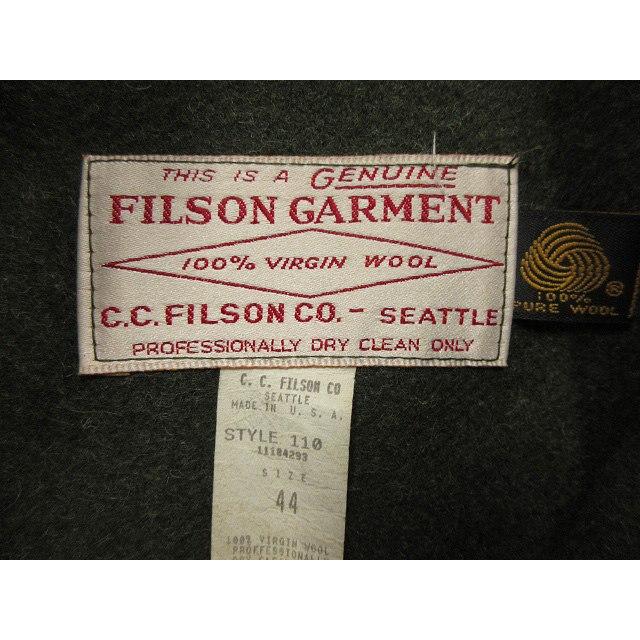 フィルソン FILSON 110 シングルマッキーノ クルーザージャケット ウールジャケット USA製 オリーブ 44 メンズ｜vectorpremium｜03
