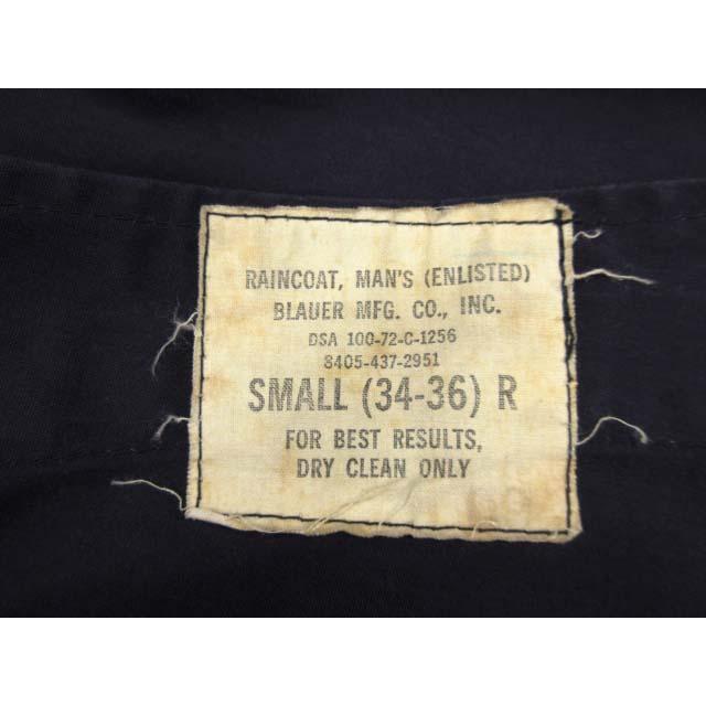 ヴィンテージ VINTAGE 70s US NAVY レインコート ステンカラー ヴィンテージ VINTAGE 70s US NAVY レインコート ステンカラー