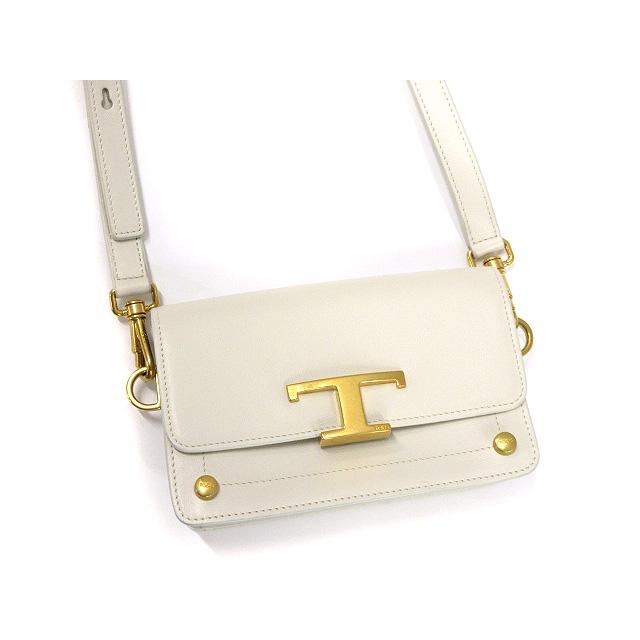 トッズ TOD'S T タイムレス クロスボディ マイクロ バッグ オフ