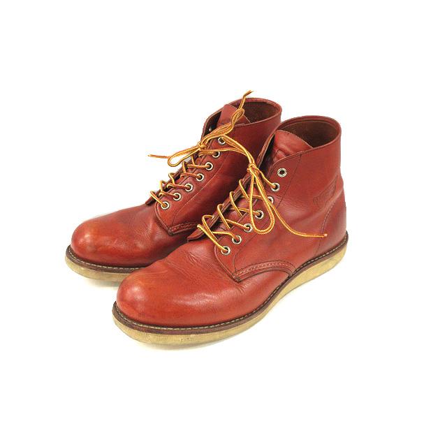レッドレザー ワークブーツ USA製 RED WING レッドウィング 875 レザー ワーク ブーツ 25cm 7