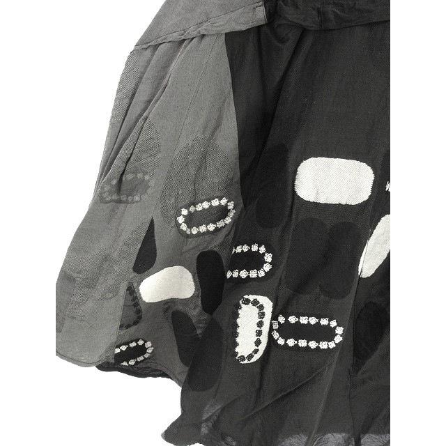 慈雨　ジウ センソユニコ　ロングスカートL ジャガード織　変形バルーン　創作柄 慈雨 ジウ センソユニコ ロングスカートL ジャガード織 変形バルーン