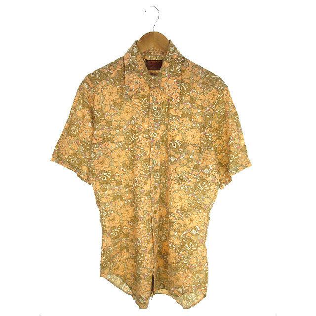 シアーズ SEARS 70s KINGS ROAD アロハ ハワイアンシャツ 花柄 半袖 